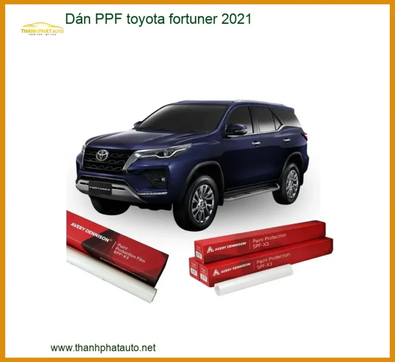 Dán PPF Toyota Fortuner 2021 - Địa Chỉ Lắp Đặt Uy Tín TPHCM