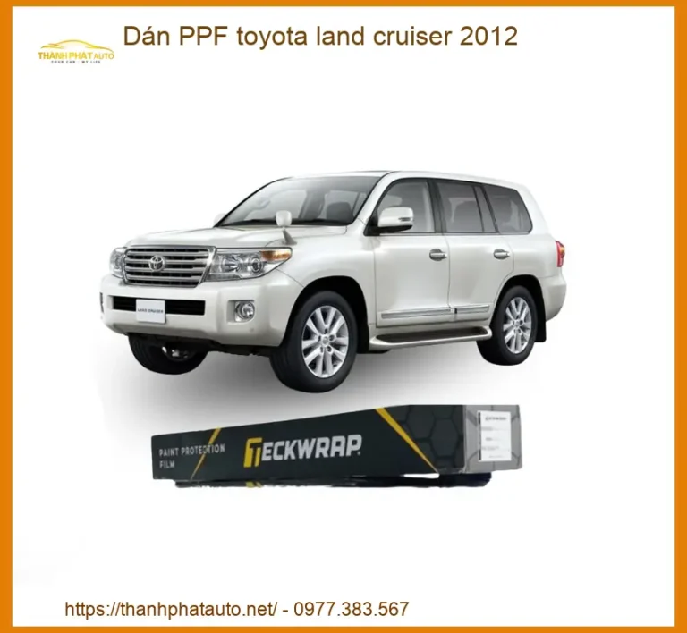 Dán PPF Toyota Land Cruiser 2012 - Địa Chỉ Thi Công Uy Tín TPHCM