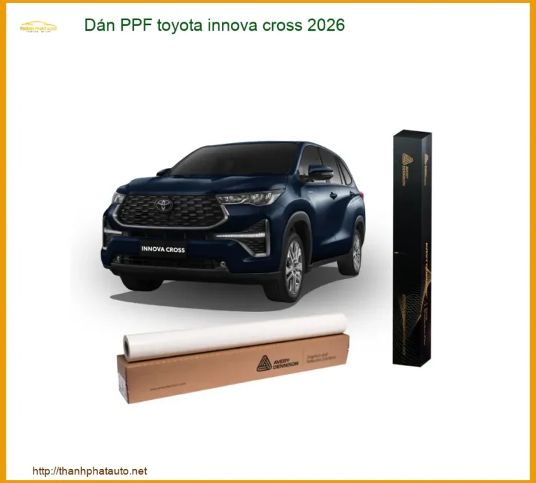 Dán Ppf Toyota Innova Cross 2026 Cao Cấp - Bảo Vệ Sơn Xe Toàn Diện