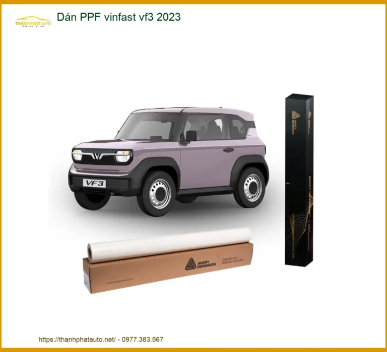 Dán PPF Bảo Vệ Sơn Vinfast VF3 2023 - Trung Tâm Lắp Đặt Chính Hãng TPHCM
