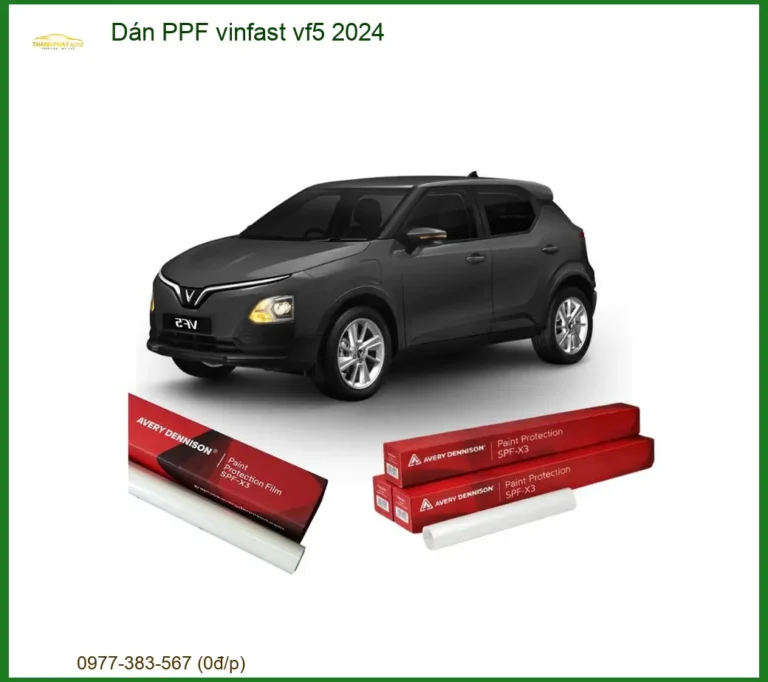Dán Ppf Vinfast Vf5 2024 Chính Hãng - Bảo Vệ Sơn Xe Chuyên Nghiệp