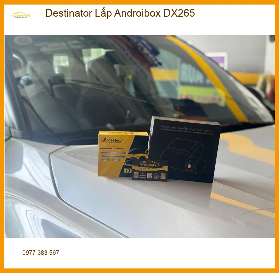 Chú Phước lắp Android Box Destinator DX265 cho Santa Fe tại Q9 xem YouTube