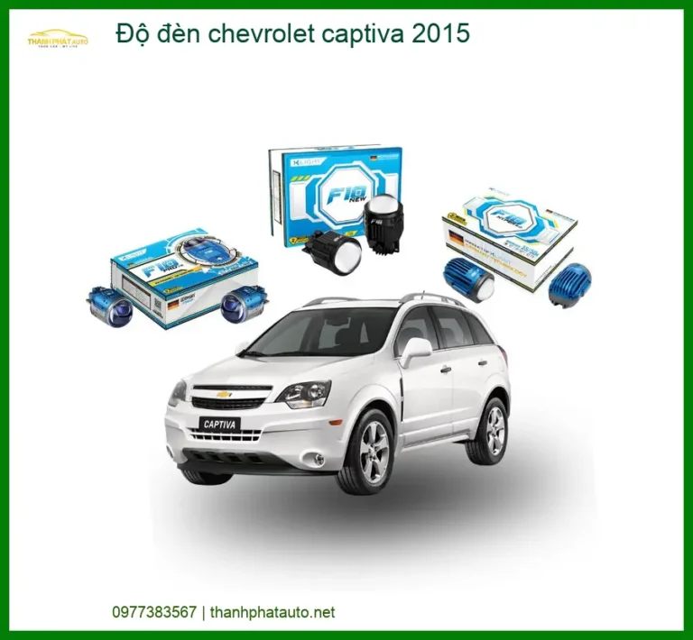 Độ Đèn Bi Xenon LED Chevrolet Captiva 2015 - Trung Tâm Thi Công Uy Tín TPHCM