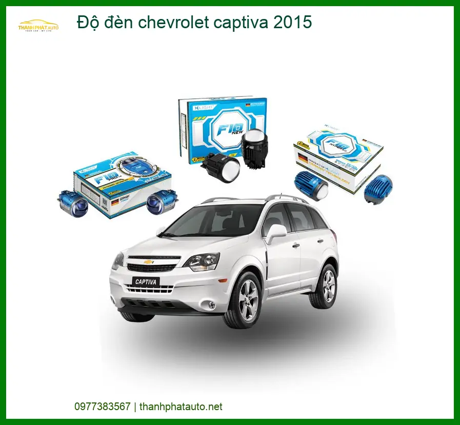 Độ Đèn Bi Xenon LED Chevrolet Captiva 2015 - Trung Tâm Thi Công Uy Tín TPHCM
