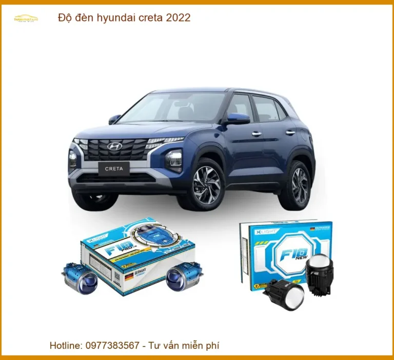 Độ Đèn Hyundai Creta 2022 - Nâng Cấp Ánh Sáng Tăng Cường Tầm Nhìn
