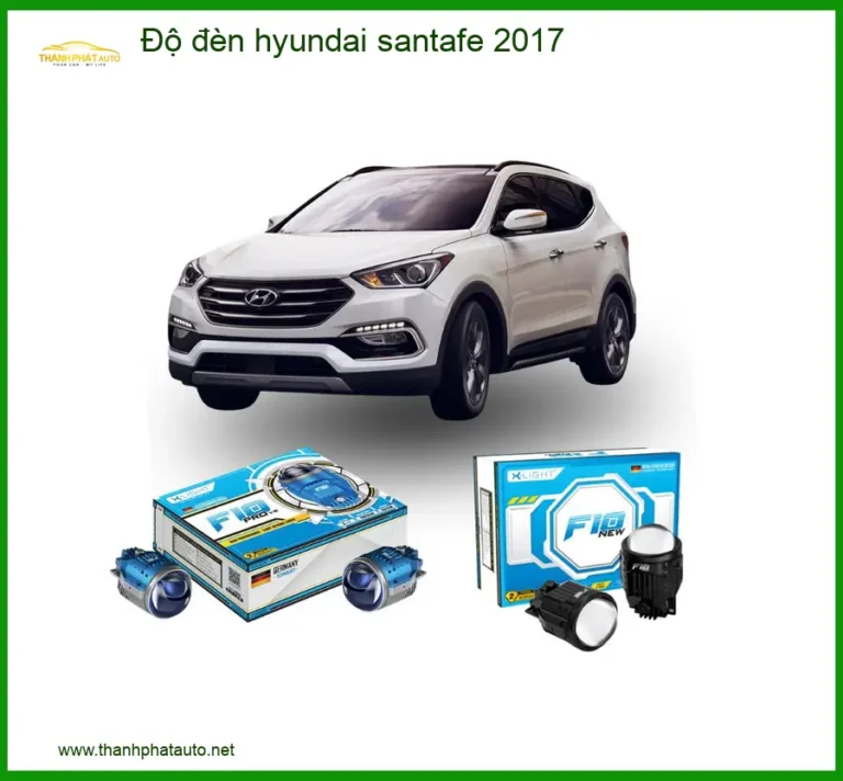 Độ Đèn LED Hyundai Santafe 2017 - Địa Chỉ Lắp Đặt Nâng Cấp Uy Tín TPHCM