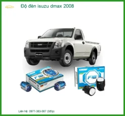 Độ Đèn Isuzu Dmax 2008 Tăng Sáng, Cải Thiện Tầm Nhìn Đêm