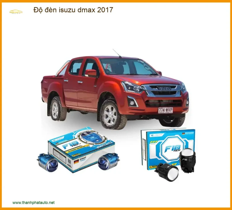 Độ đèn Isuzu Dmax 2017 - Địa chỉ độ đèn ô tô uy tín lấy liền tại TPHCM