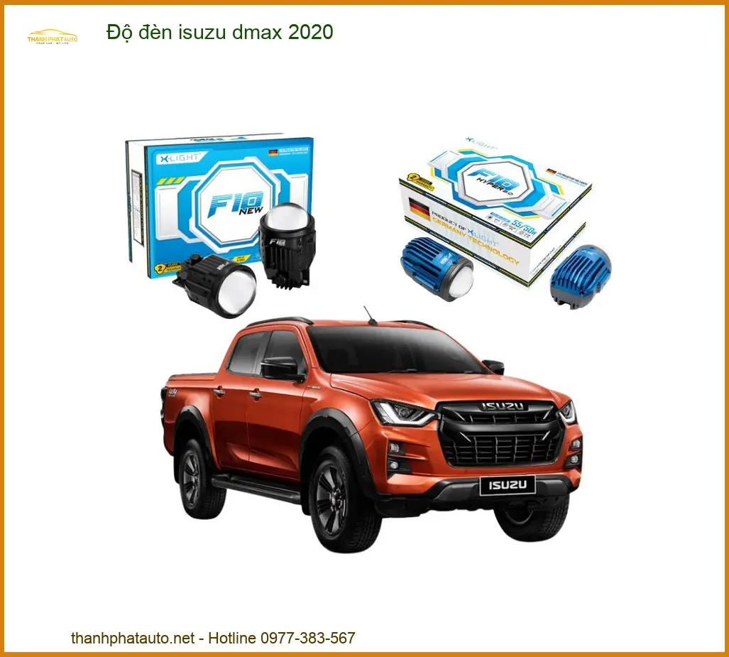Độ Đèn Bi LED Isuzu D-Max 2020 - Nơi Chuyên Nâng Cấp Chính Hãng TPHCM