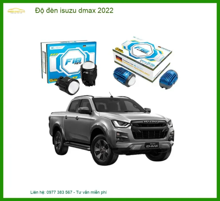 Nâng Cấp Độ Đèn Isuzu D-Max 2022 - Trung Tâm Lắp Đặt Chính Hãng Uy Tín TPHCM