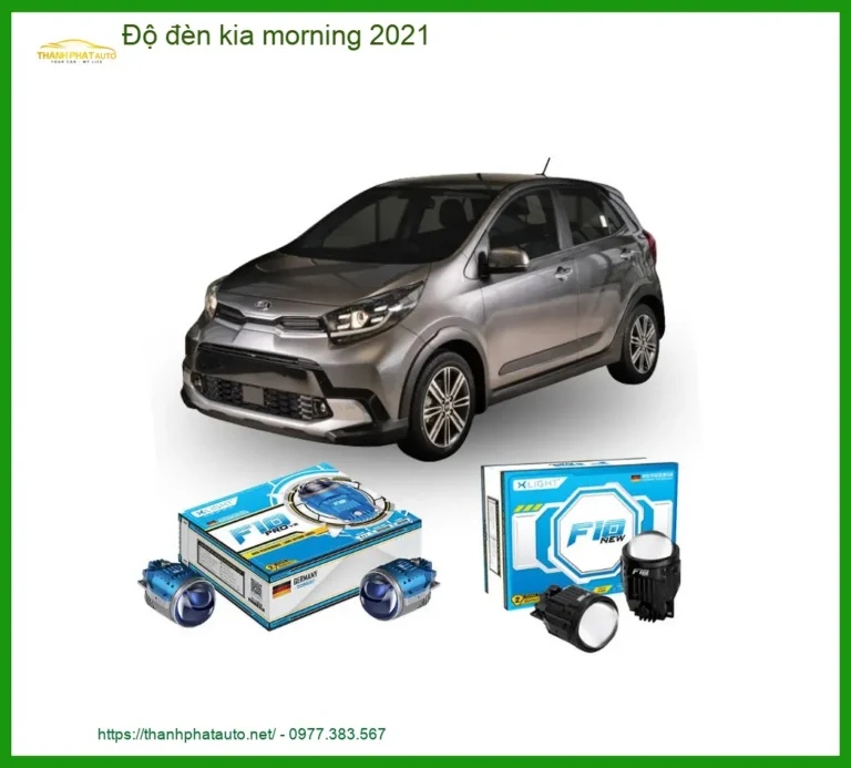 Dịch Vụ Độ Đèn Kia Morning 2021 - Trung Tâm Lắp Đặt Chính Hãng TPHCM