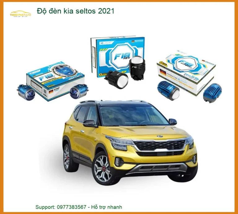 Độ Đèn Bi LED Tăng Sáng Kia Seltos 2021 - Địa Chỉ Thi Công Cao Cấp TPHCM