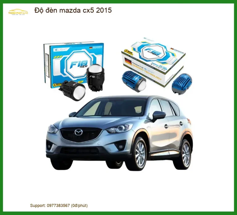 Độ Đèn Bi LED Laser Mazda CX5 2015 - Địa Chỉ Lắp Đặt Uy Tín TPHCM