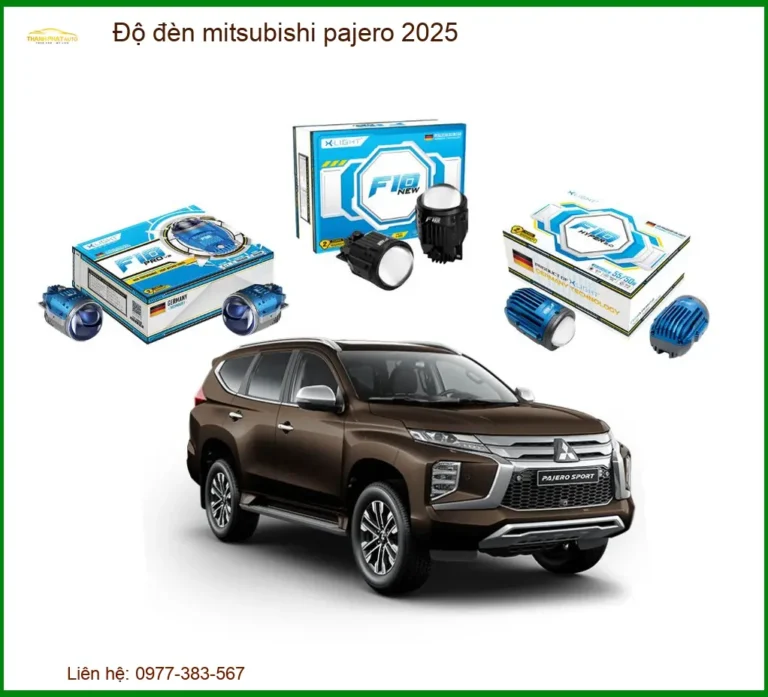 Độ đèn Bi LED Mitsubishi Pajero - Địa Chỉ Lắp Đặt Chính Hãng Uy Tín TPHCM