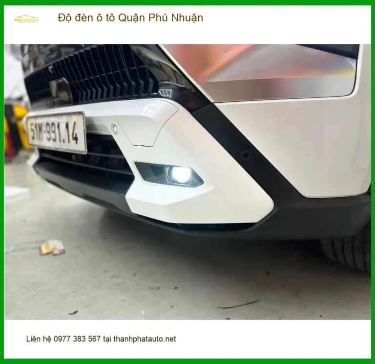 Địa Chỉ Lắp Độ đèn ô tô tại Quận Phú Nhuận - Lắp Đặt Uy Tín TPHCM
