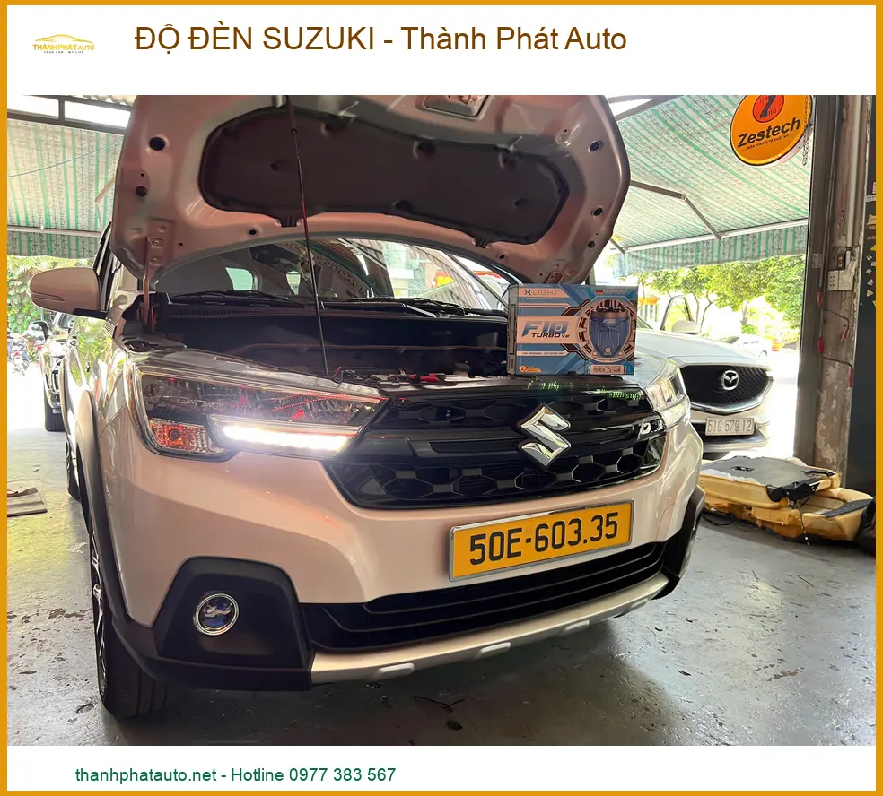 Độ Đèn Suzuki – Nâng Tầm Ánh Sáng, An Toàn Vượt Trội Cho Mọi Hành Trình