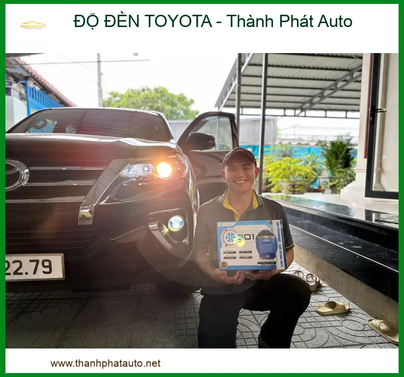 Độ Đèn Toyota: Nâng Tầm Ánh Sáng – An Toàn Vượt Trội Cho Mọi Dòng Xe