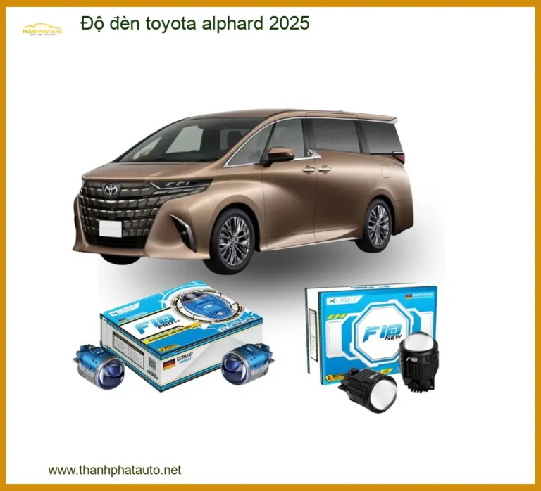 Nâng Cấp Độ Đèn Toyota Alphard 2025 Chuyên Nghiệp Tại TPHCM