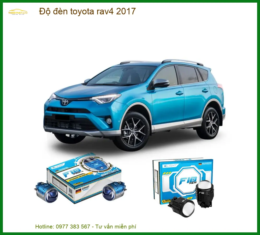 Độ Đèn Toyota RAV4 2017 - Địa Chỉ Nâng Cấp Chính Hãng Giá Tốt TPHCM