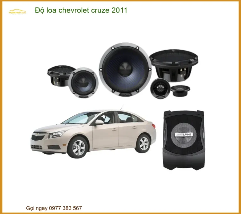Độ Loa Xe Hơi Chevrolet Cruze 2011 - Trung Tâm Lắp Đặt Loa Chính Hãng TPHCM