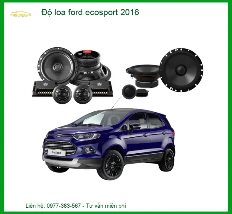 Độ Loa Sub Bass Ford Ecosport 2016 - Địa Chỉ Nâng Cấp Chính Hãng TPHCM