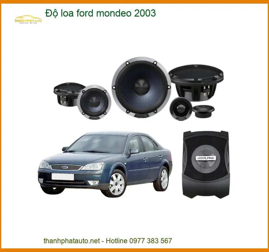Nâng Cấp Âm Thanh Độ Loa Ford Mondeo 2003 - Trung Tâm Lắp Đặt Uy Tín TPHCM