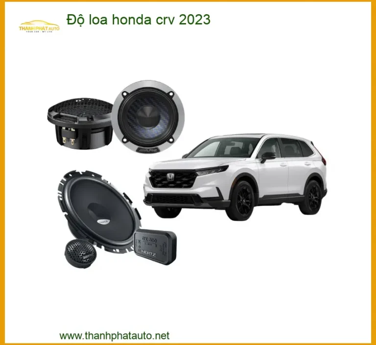 Nâng Cấp Âm Thanh Xe Hơi Honda CRV 2023 - Địa Chỉ Lắp Đặt Uy Tín TPHCM