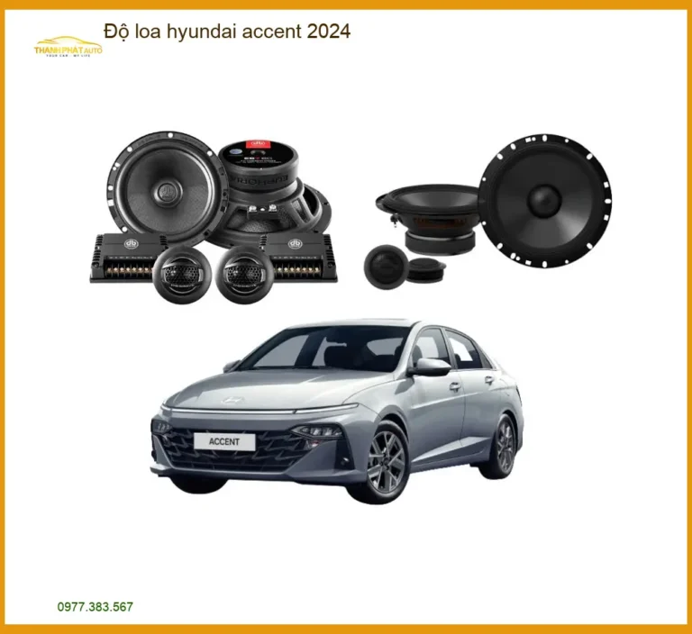 Độ Loa Sub Gầm Ghế Hyundai Accent 2024 - Trung Tâm Độ Uy Tín TPHCM