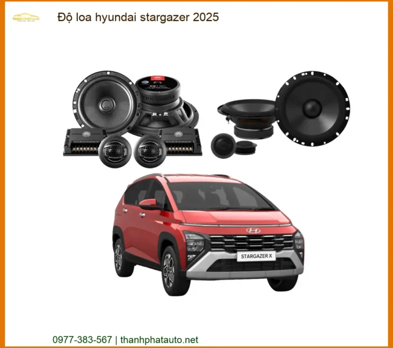 Độ Loa Hyundai Stargazer 2025 Nâng Cấp Âm Thanh Đỉnh Cao