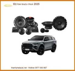 Nâng Cấp Âm Thanh Loa Isuzu Mu-X - Trung Tâm Lắp Đặt Uy Tín TPHCM