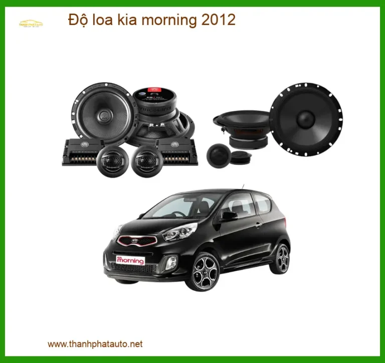 Độ Loa Kia Morning 2012 - Nâng Cấp Hệ Thống Âm Thanh Hay Hơn, Zin 100%