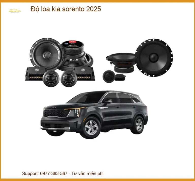 Độ Loa Kia Sorento 2025 – Nâng Cấp Hệ Thống Âm Thanh Đẳng Cấp Tại Thành Phát Auto