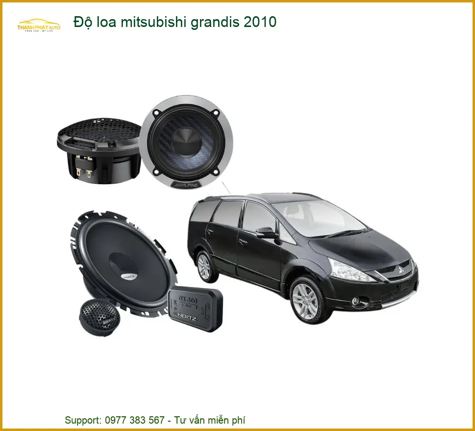 Độ Loa Ô Tô Mitsubishi Grandis 2010 - Trung Tâm Độ Chính Hãng TPHCM