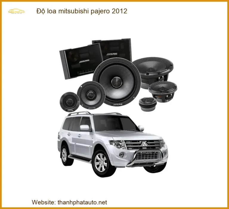 Độ Loa Mitsubishi Pajero 2012 - Địa Chỉ Lắp Đặt Uy Tín TPHCM