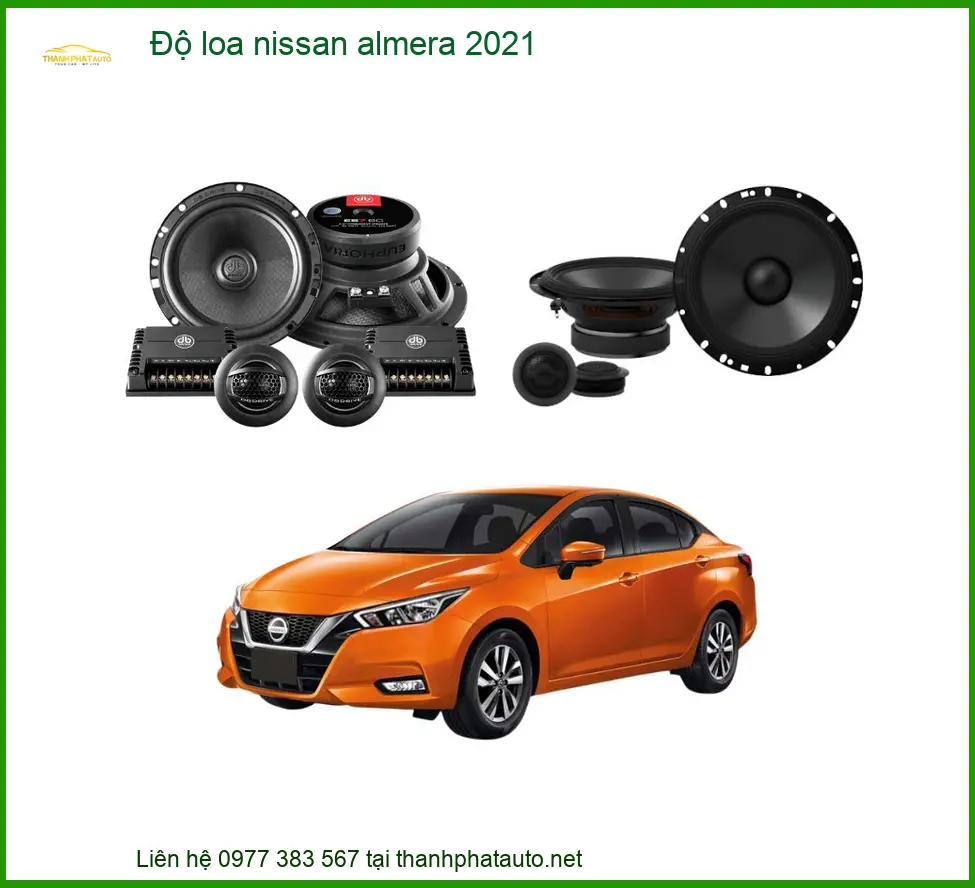 Độ Loa Nissan Almera 2021 - Trung Tâm Nâng Cấp Loa Uy Tín Giá Tốt TPHCM