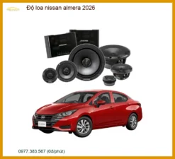 Nâng Cấp Âm Thanh Loa Nissan Almera - Trung Tâm Độ Loa Chính Hãng TPHCM