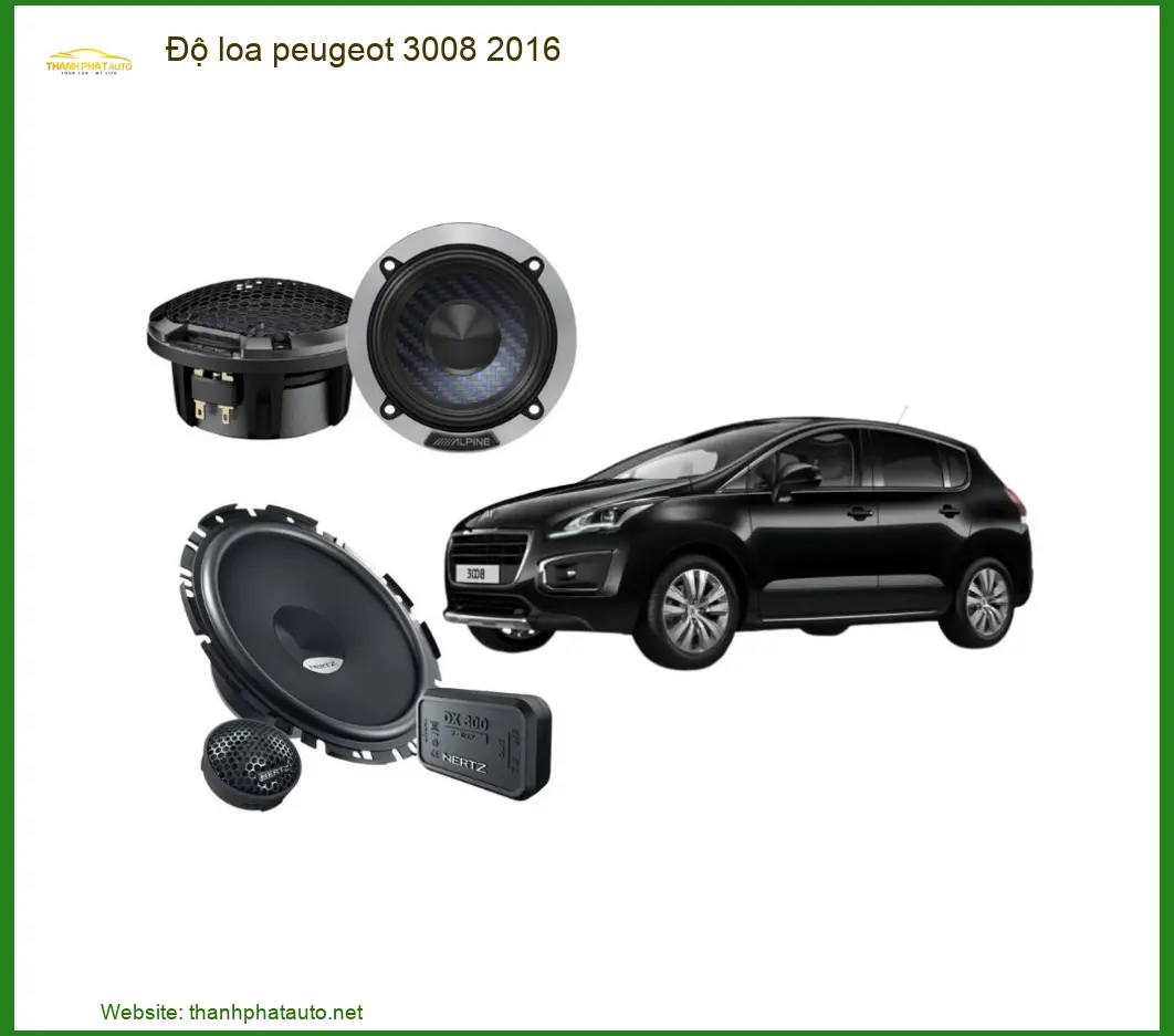 Độ Loa Peugeot 3008 2016 - Trung Tâm Nâng Cấp Loa Ô Tô Chính Hãng TPHCM