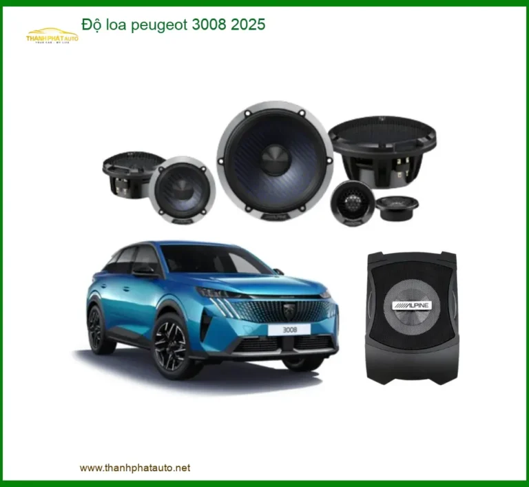 Độ Loa Âm Thanh Cao Cấp Peugeot 3008 - Trung Tâm Nâng Cấp Uy Tín TPHCM