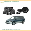 Độ Loa Toyota Sienna 2000 - Trung Tâm Nâng Cấp Âm Thanh Chính Hãng TPHCM