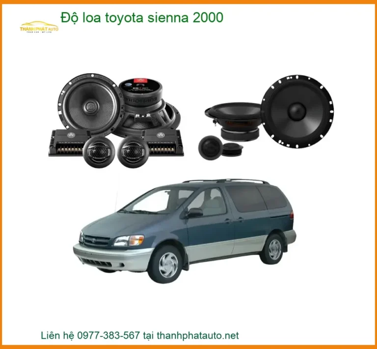 Độ Loa Toyota Sienna 2000 - Trung Tâm Nâng Cấp Âm Thanh Chính Hãng TPHCM