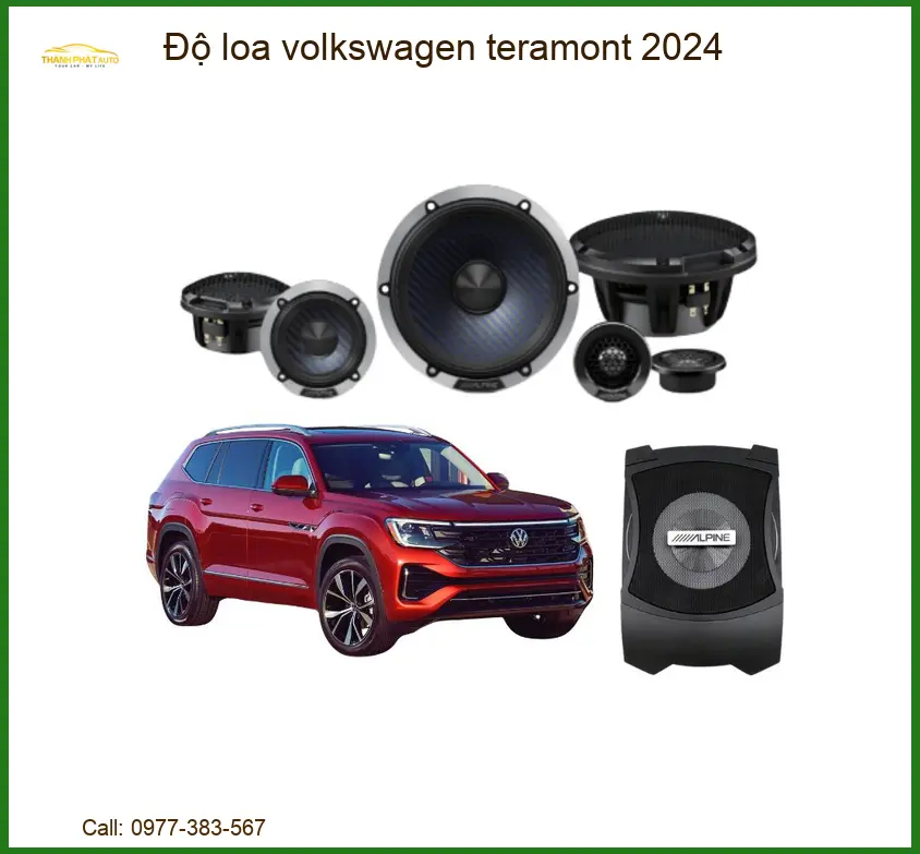 Độ Loa Volkswagen Teramont 2024 - Trung Tâm Lắp Đặt Chính Hãng Giá Tốt TPHCM