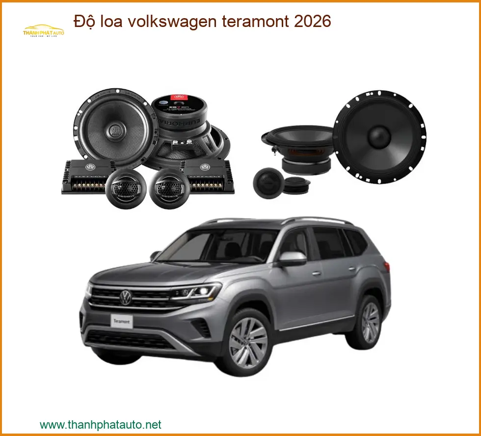 Độ Loa Cho Xe Volkswagen Teramont - Trung Tâm Nâng Cấp Âm Thanh Uy Tín TPHCM