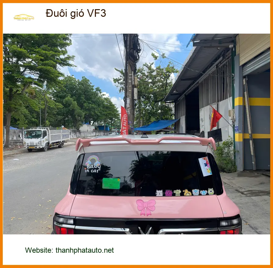 Anh Minh lắp đuôi gió VF3 tại Quận 9 để xe thêm cá tính và ổn định ảnh thực tế 2