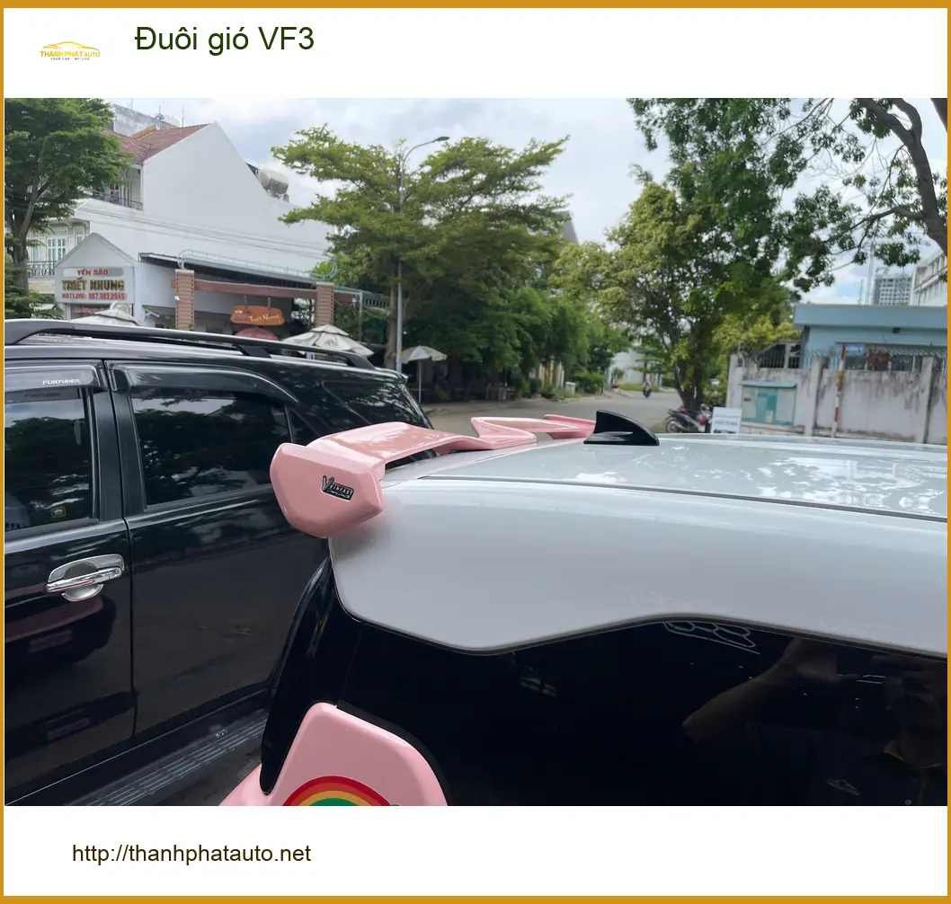 Anh Minh lắp đuôi gió VF3 tại Quận 9 để xe thêm cá tính và ổn định ảnh thực tế 3