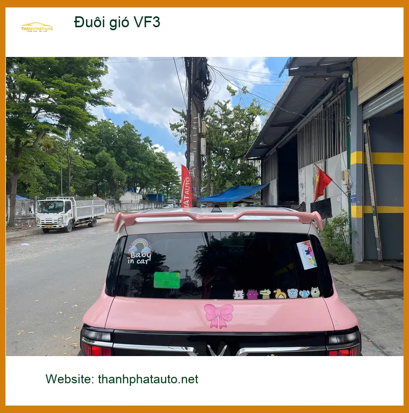 Anh Lâm độ đuôi gió thể thao cho VF3 ở Quận 2, đảm bảo lắp đặt chuẩn kỹ thuật ảnh thực tế 3