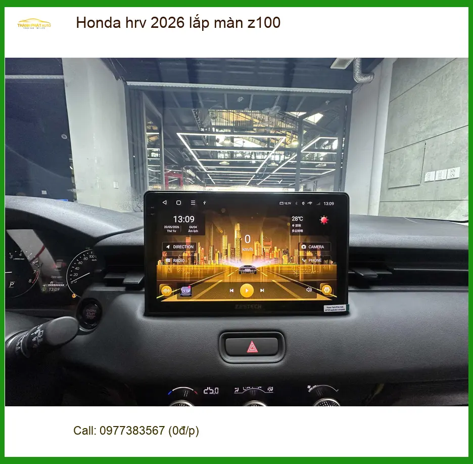 Anh Tùng lắp màn hình Z100 cho Honda HR-V 2026 tại Quận 6, trải nghiệm tiện ích mới