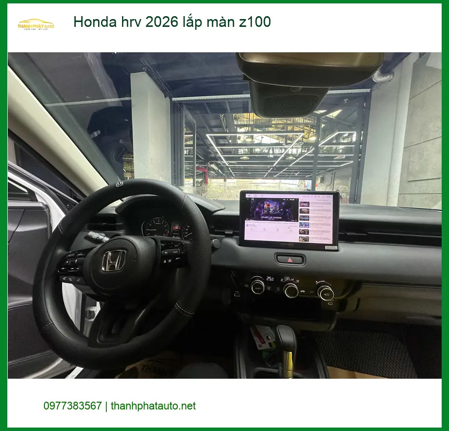 Anh Kiên lắp màn hình Z100 cho Honda HR-V 2026 tại Quận 2 uy tín, chính hãng ảnh thực tế 2