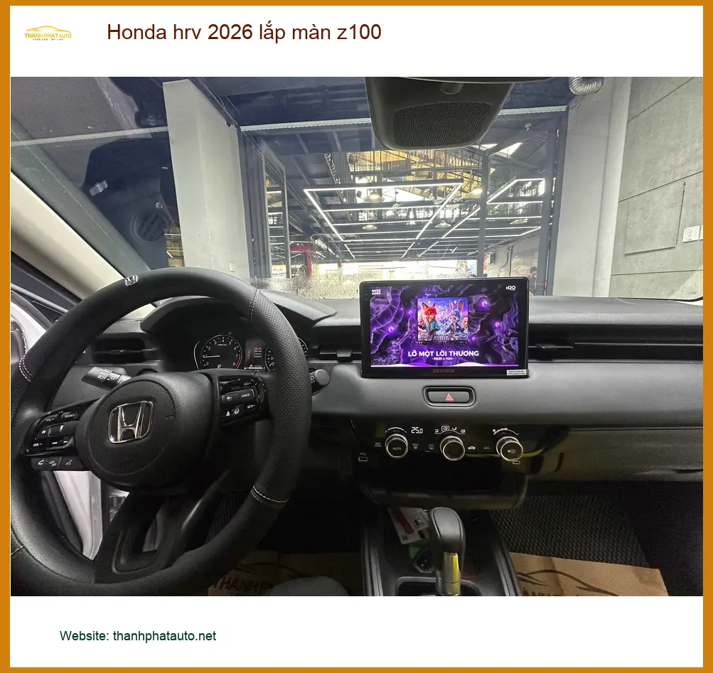 Anh Tùng lắp màn hình Z100 cho Honda HR-V 2026 tại Quận 6, trải nghiệm tiện ích mới ảnh thực tế 2