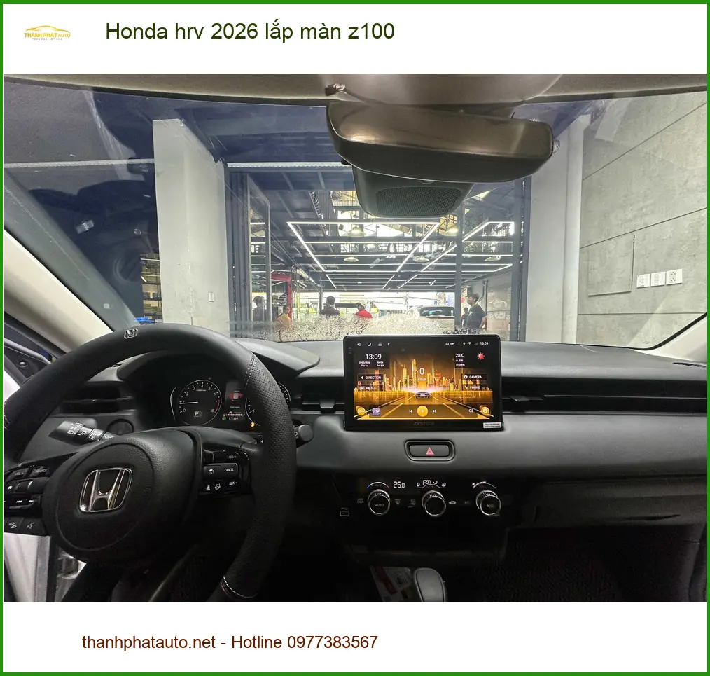 Anh Tùng lắp màn hình Z100 cho Honda HR-V 2026 tại Quận 6, trải nghiệm tiện ích mới ảnh thực tế 3