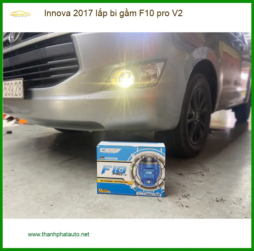 Anh Nam lắp bi gầm F10 pro V2 cho Innova 2017 ở Quận 2 vì đèn zin yếu. ảnh thực tế 4